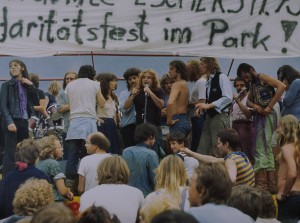 Daniel Cohn-Bendit auf einer Veranstaltung von Lieder im Park, Frankurt am Main