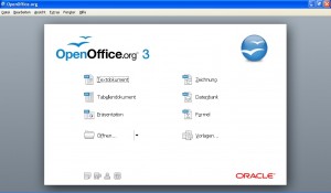 OpenOffice.org - das Startbild