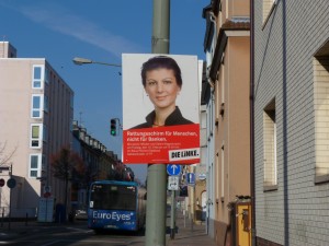 Sahra Wagenknecht (Die Linke) - nein, die kandidiert nicht!