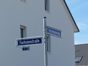 Hortensienring / Fuchsienstraße Frankfurt am Main Unterliederbach Parkstadt, Blumenwiese