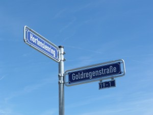 Hortensienring / Goldregienstraße Frankfurt am Main Unterliederbach Parkstadt, Blumenwiese