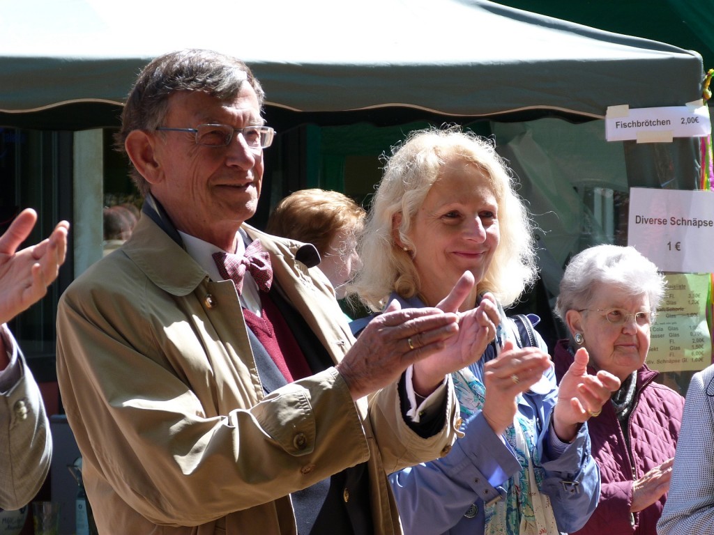 Bernadette Weyland und Heinz Riesenhuber