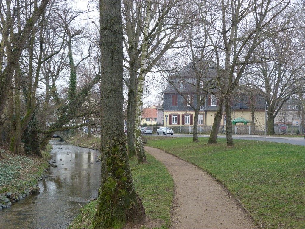 Liederbach und Villa Graubner an der Liederbacher Straße