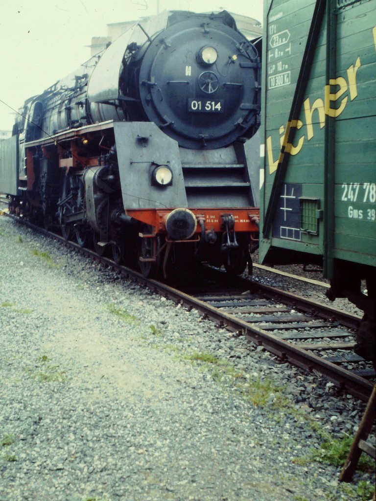 Dampflokomotive 01 514 1987 in Kelkheim (Taunus).