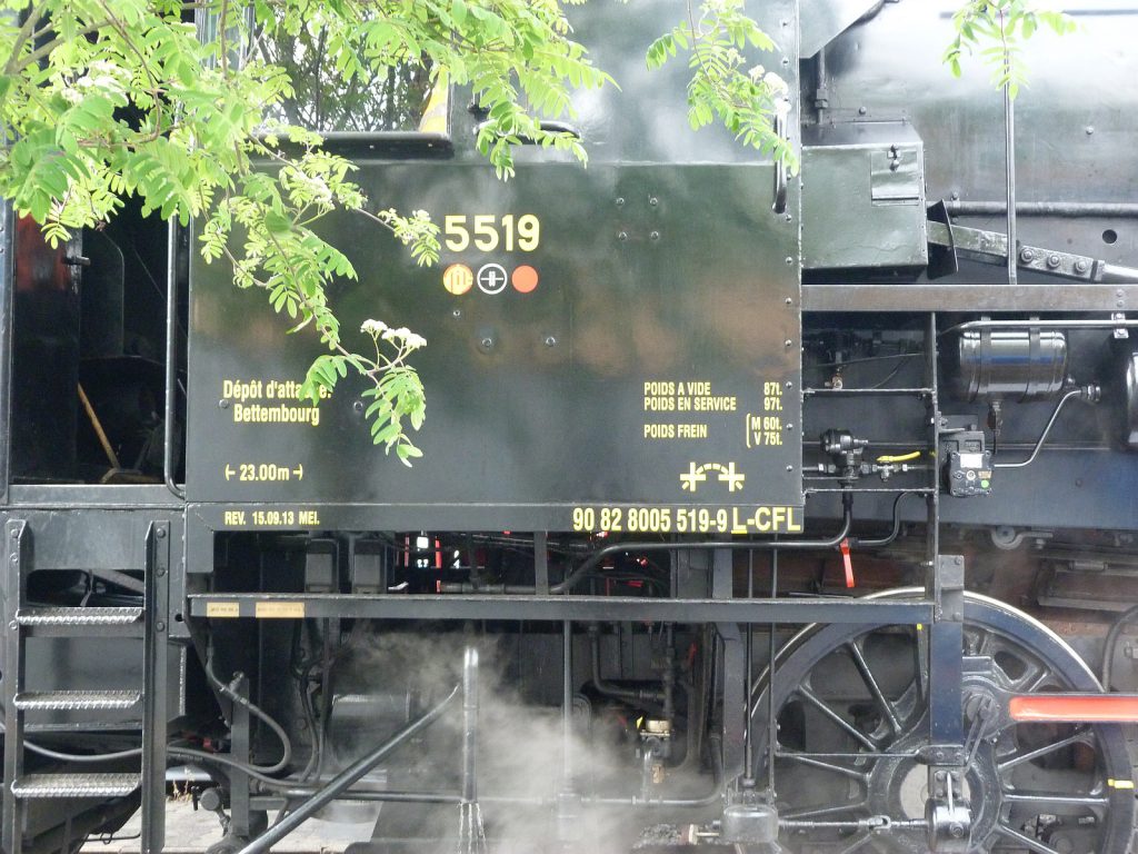 CFL 5519, Güterzugampflokomotive aus Luxemburg