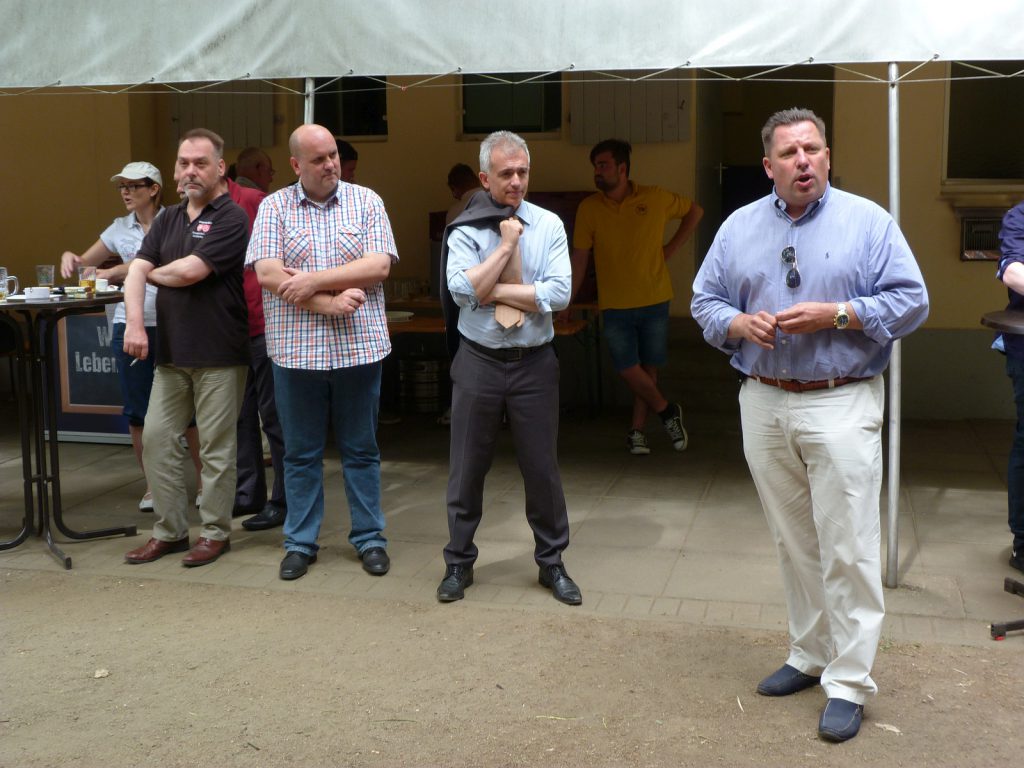 Parkfest des Vereinsrings Frankfurt am Main Unterliederbach mit Oberbürgermeister Peter Feldmann