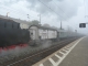 Abfahrender Zug nach Meiningen