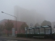 Klinikum Frankfurt Höchst im Nebel