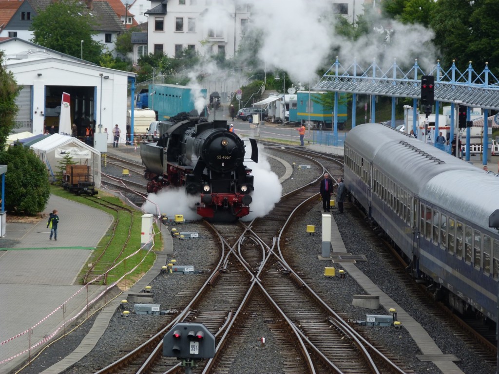 Mit Volldampf ... 52 4867 in Königstein am Taunus