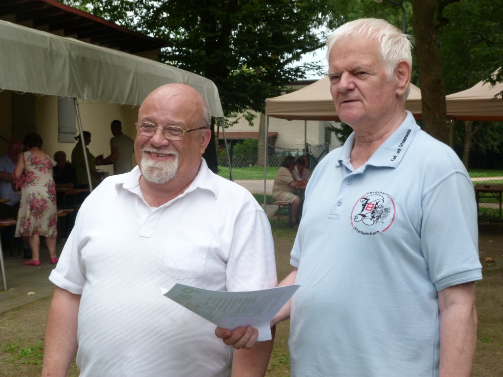 Heinz Alexander und Karl Leo Schneeweis bei einem gemeinsamen Auftritt