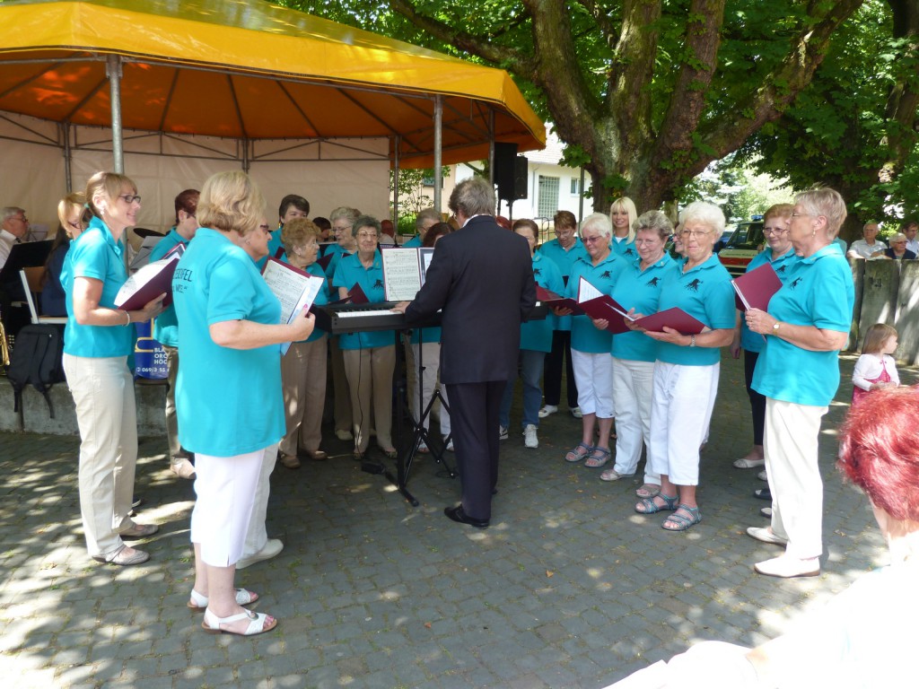 Die Unterliederbacher Worzel auf dem Bürgerfest 2014