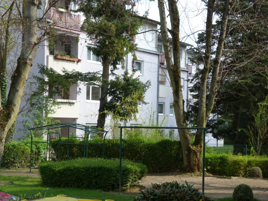 Frankfurt am Main Unterliedebach (Haüser Johannesallee von Pfälzer Straße aus)
