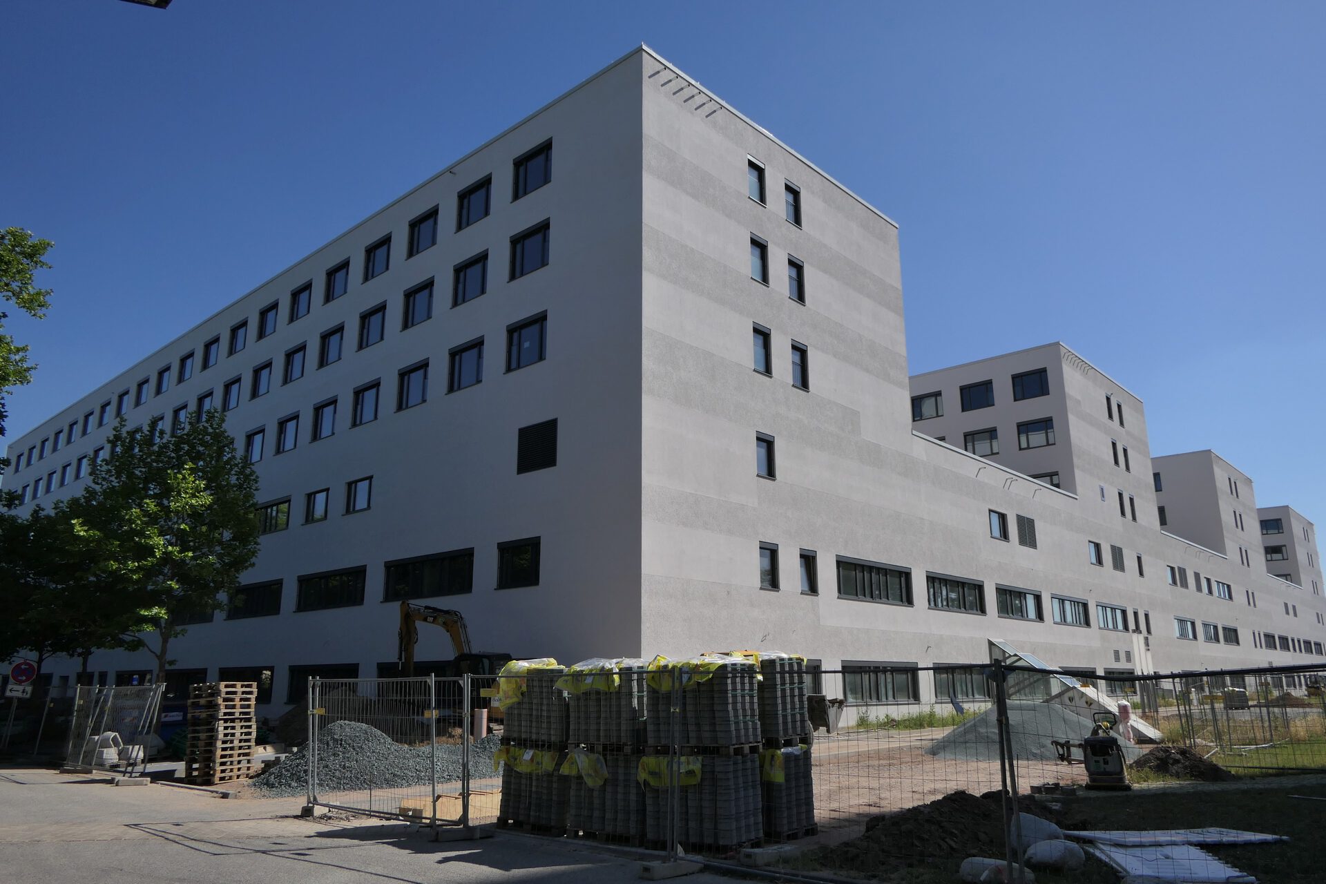 Neubau des Klinikums Höchst. Baustelle.