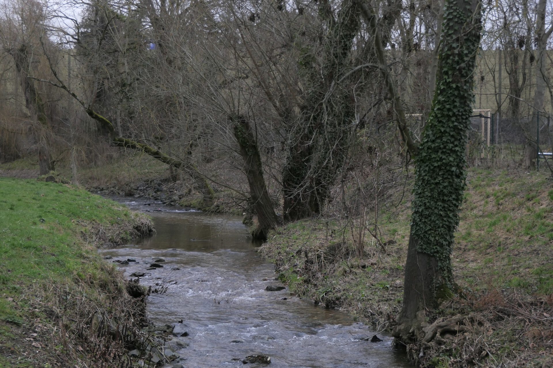 Liederbach in Frankfurt am Main Unterliederbach im Januar 2022