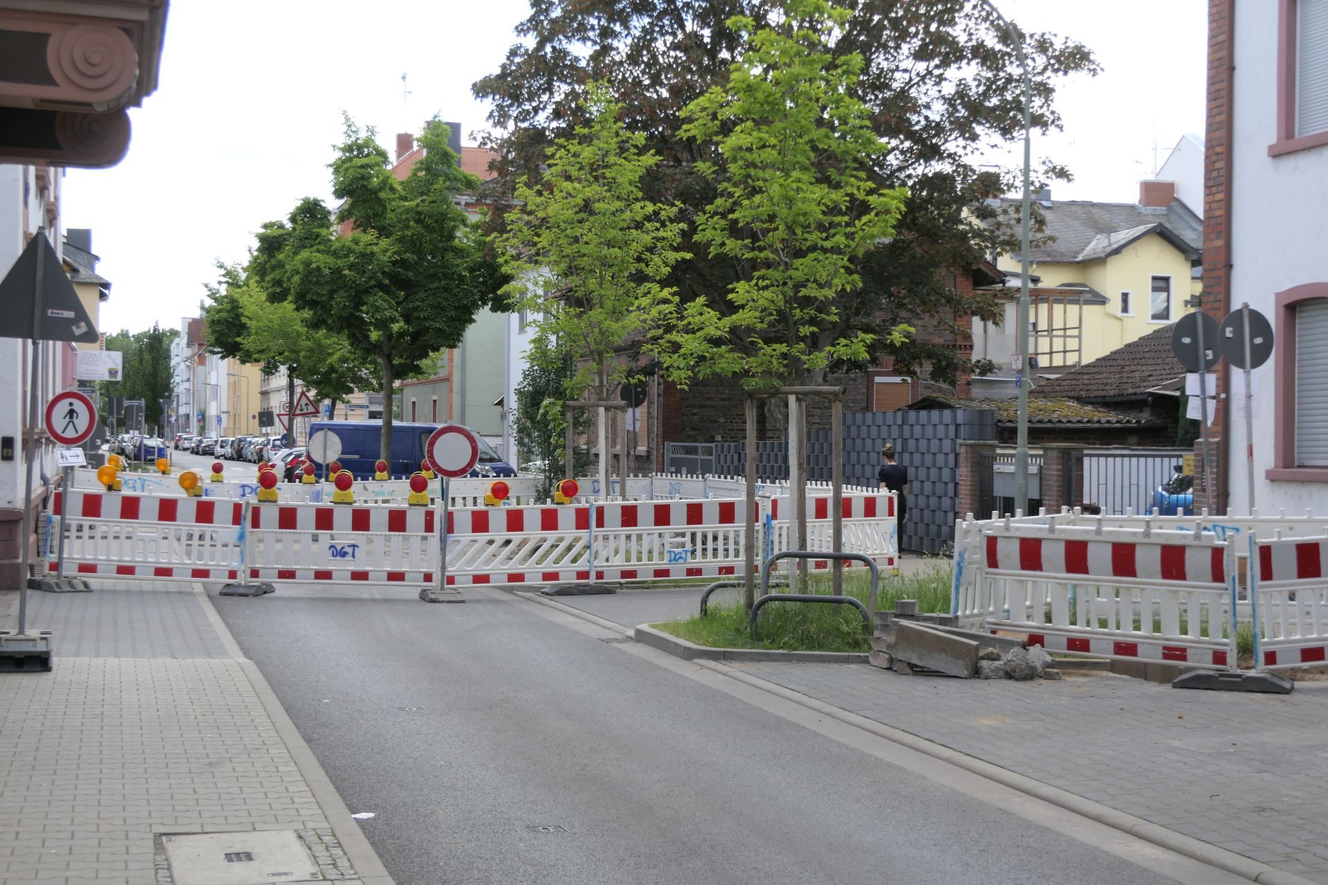 Baustelle Euckenstraße, Frankfurt am Main Unterliederbach