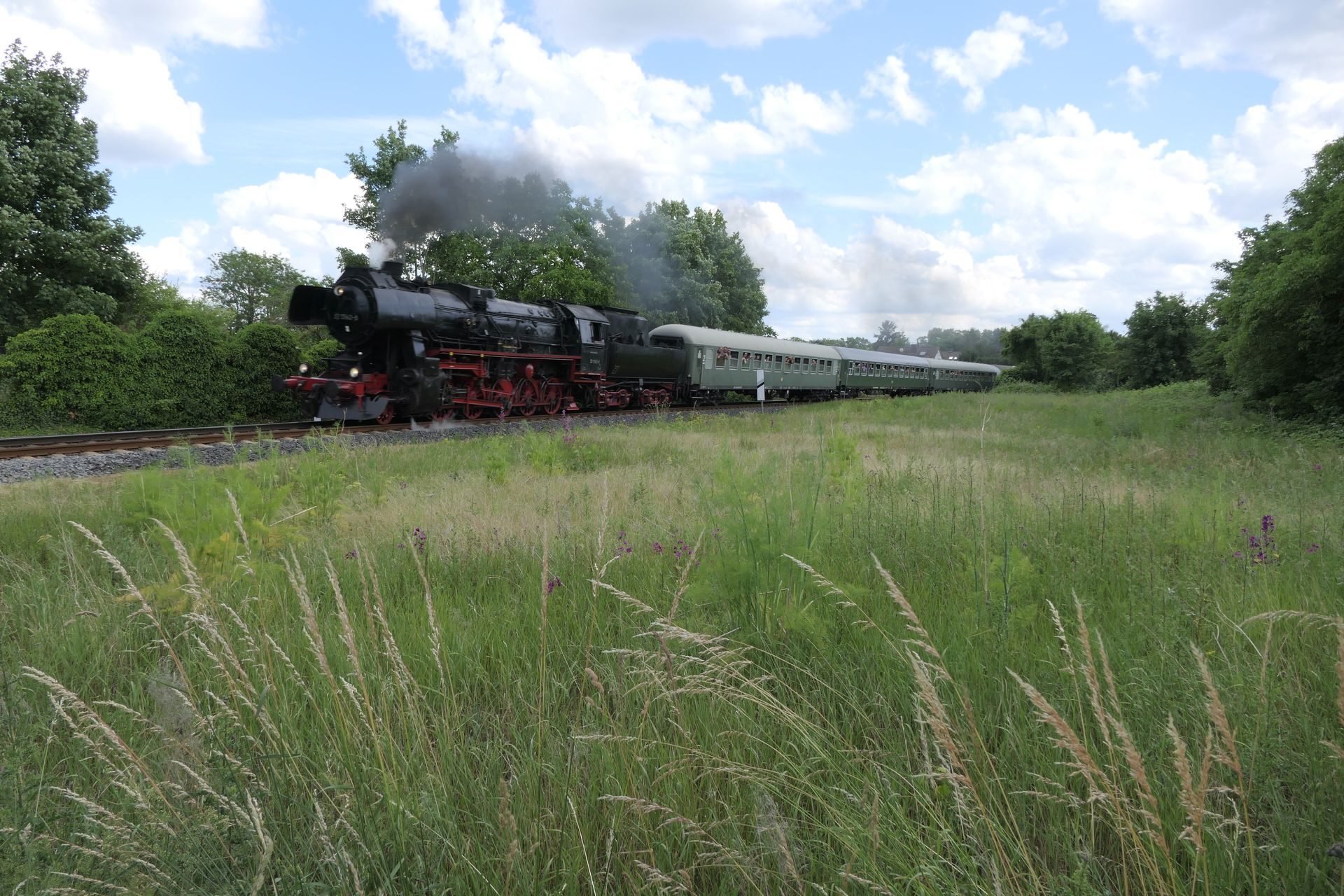 Sonderzug nach Königstein mit 52 1360-8