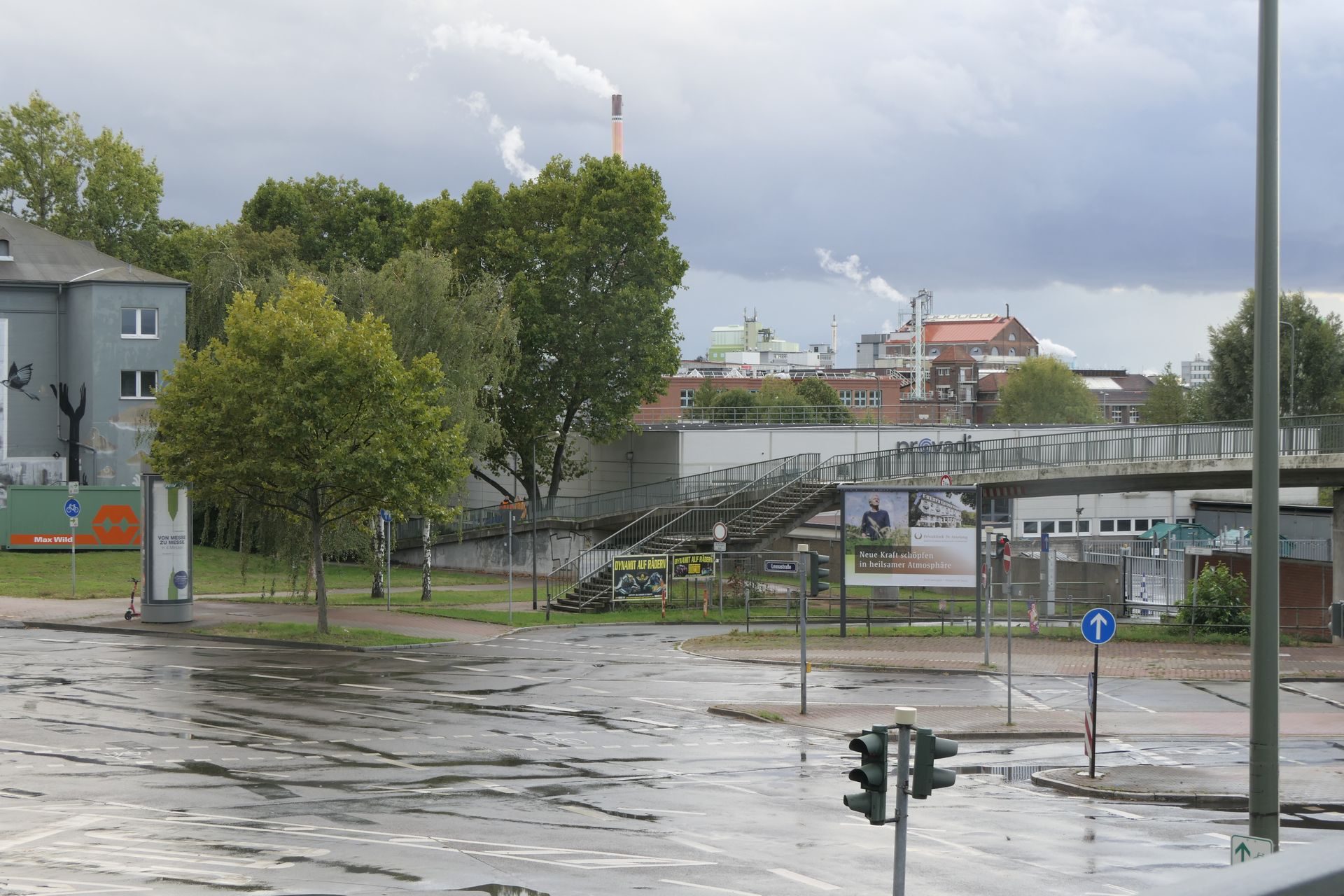 Frankfurt am Main Höchst, Fußgängerbrücke