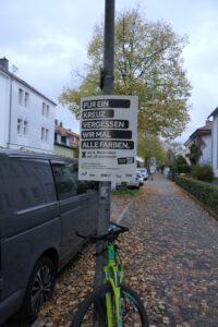 Abwahlplakat, OB Peter Feldmann, Sossenheimer Weg, Frankfurt am Main