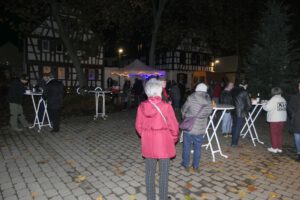 Frankfurt am Main Unterliederbach, Wiehnachtsbaum, Marktplatz