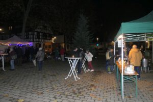 Frankfurt am Main Unterliederbach, Wiehnachtsbaum, Marktplatz