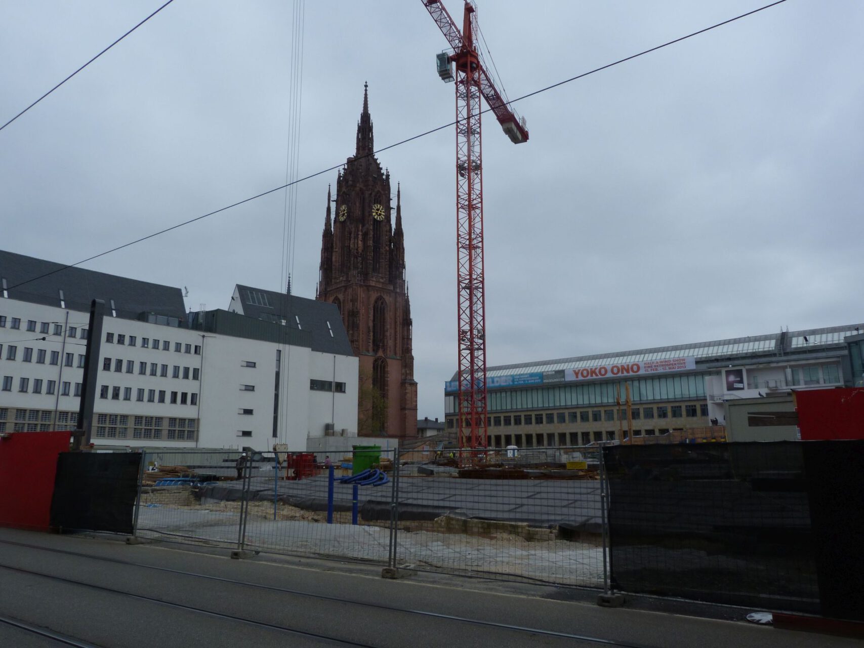 Braubachstraße, Dom und Schirn, Frankfurt am Main, 2013