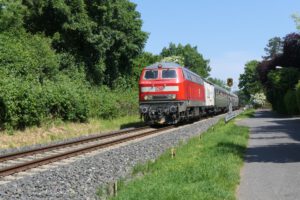 MZE 218 191-5, Mit Volldampf In den Taunus, Diesellokomotive, Starenweg