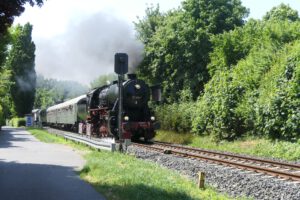 52 4867, Mit Volldampf In den Taunus, Güterzugdampflokomotive, Starenweg