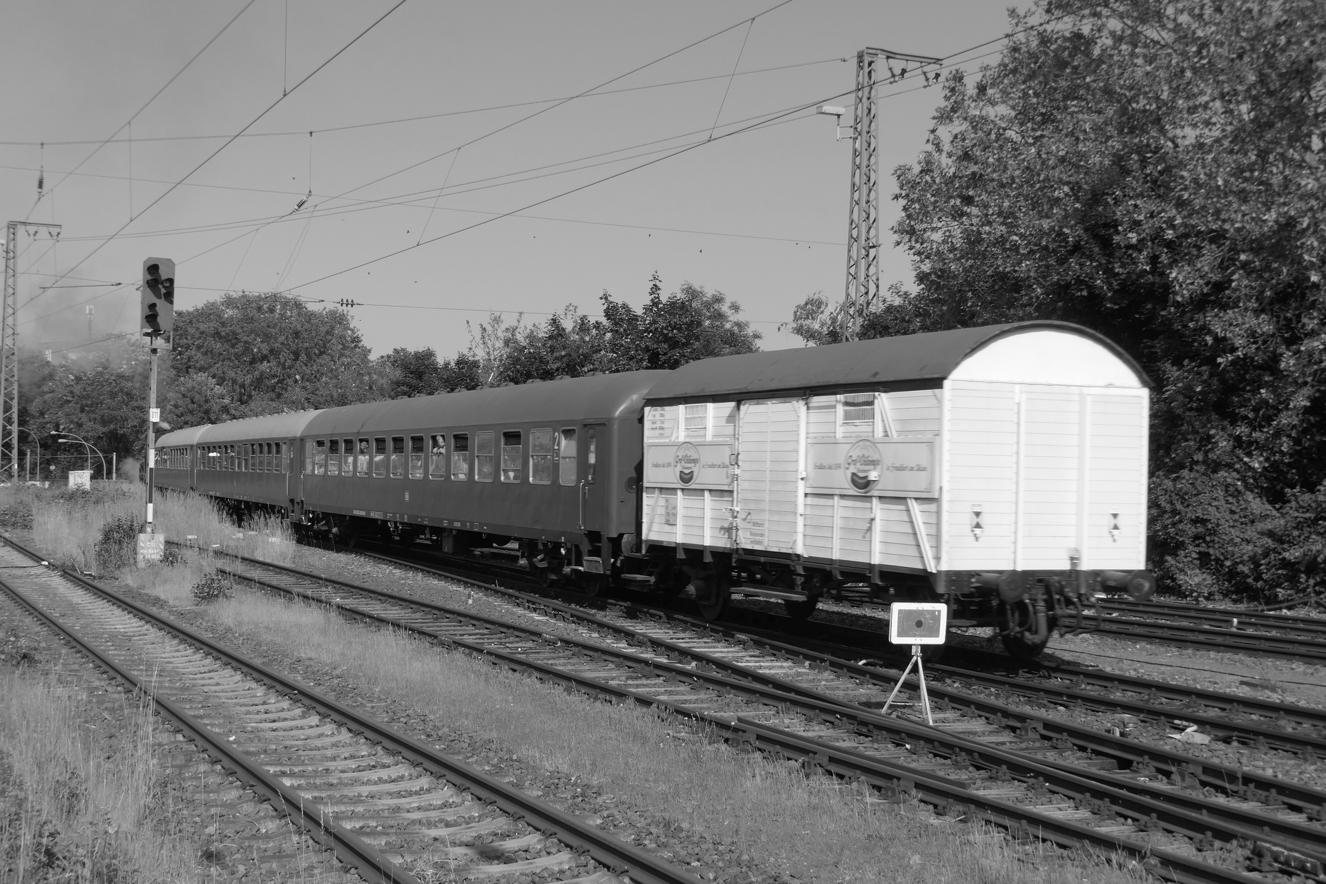 Frankfurt-Höchst, Pfingstsonntag, Rindswurst-Express