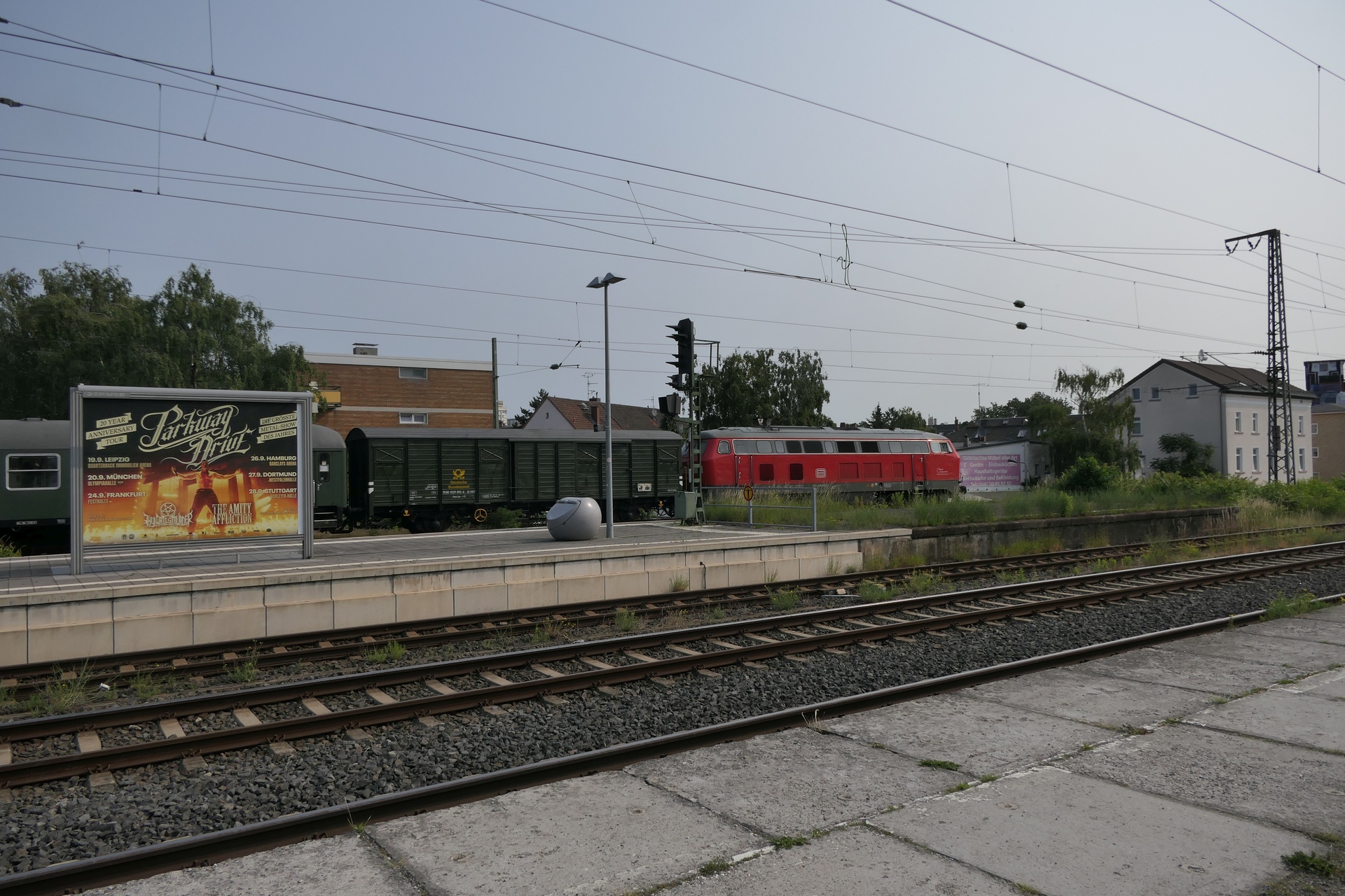 Frankfurt am Main, Höchst. BR 218, MZE, Mit Volldampf in den Taunus
