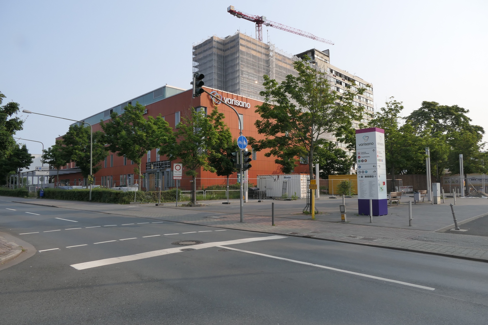 Frankfurt am Main, Höchst, Klinikum, Bettenhaus alt