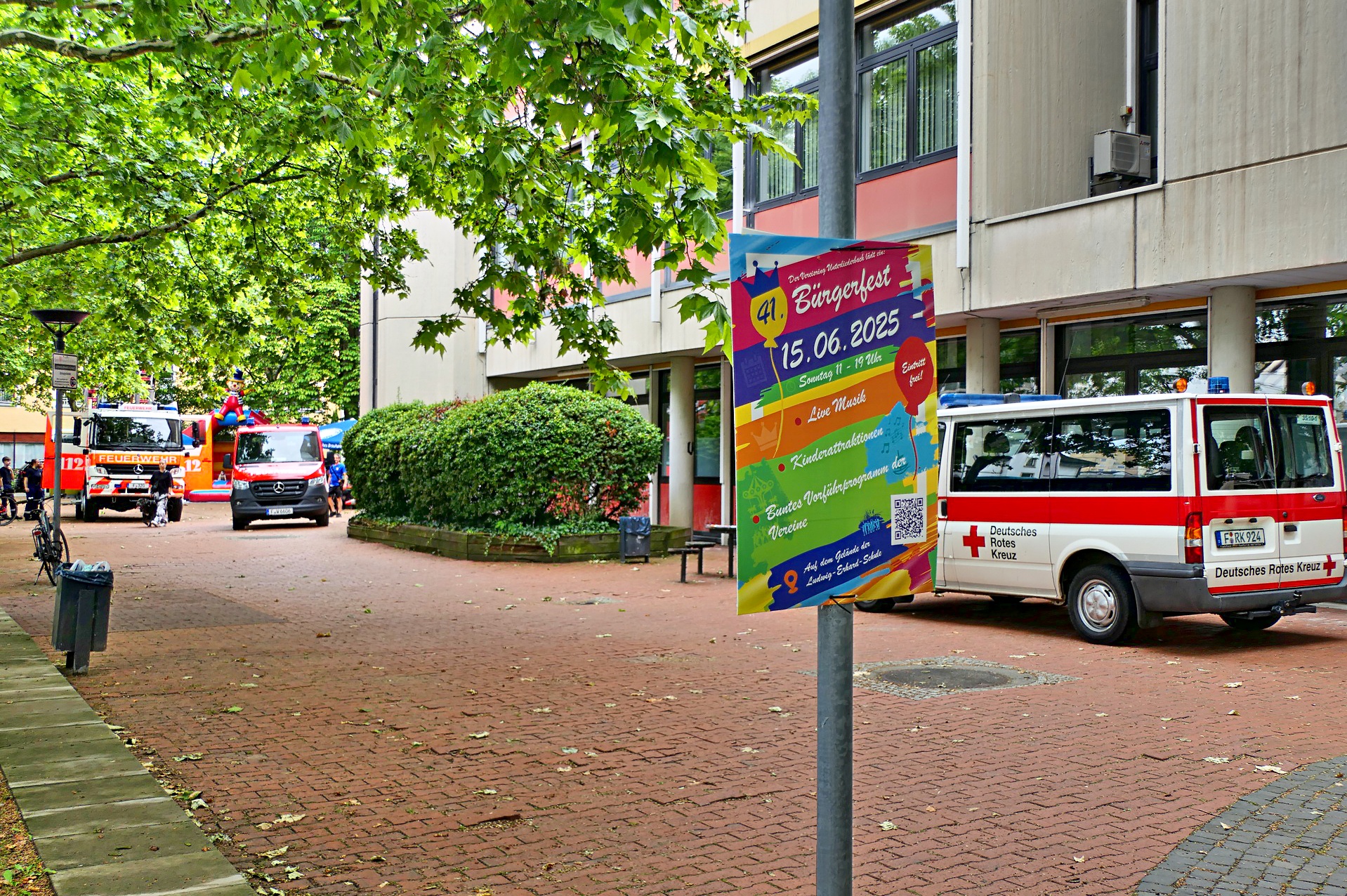 Bürgerfest, Unterliederbach, der Weg