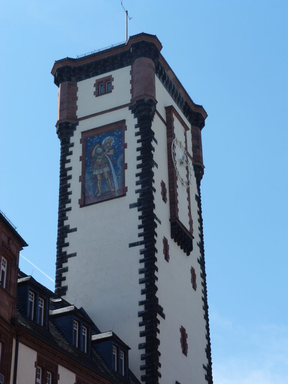 Frankfurt am Main, Langer Franz, Rathausturm, Turmspitze