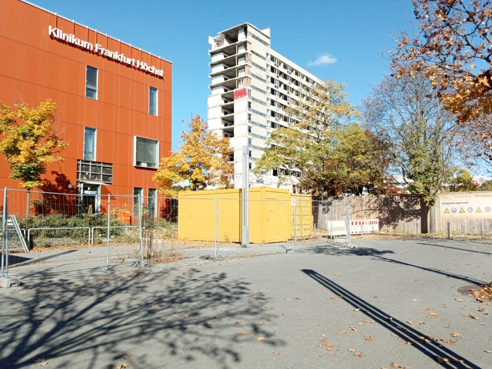 Frankfurt am Main, Höchst, Klinikum, altes Bettenhaus