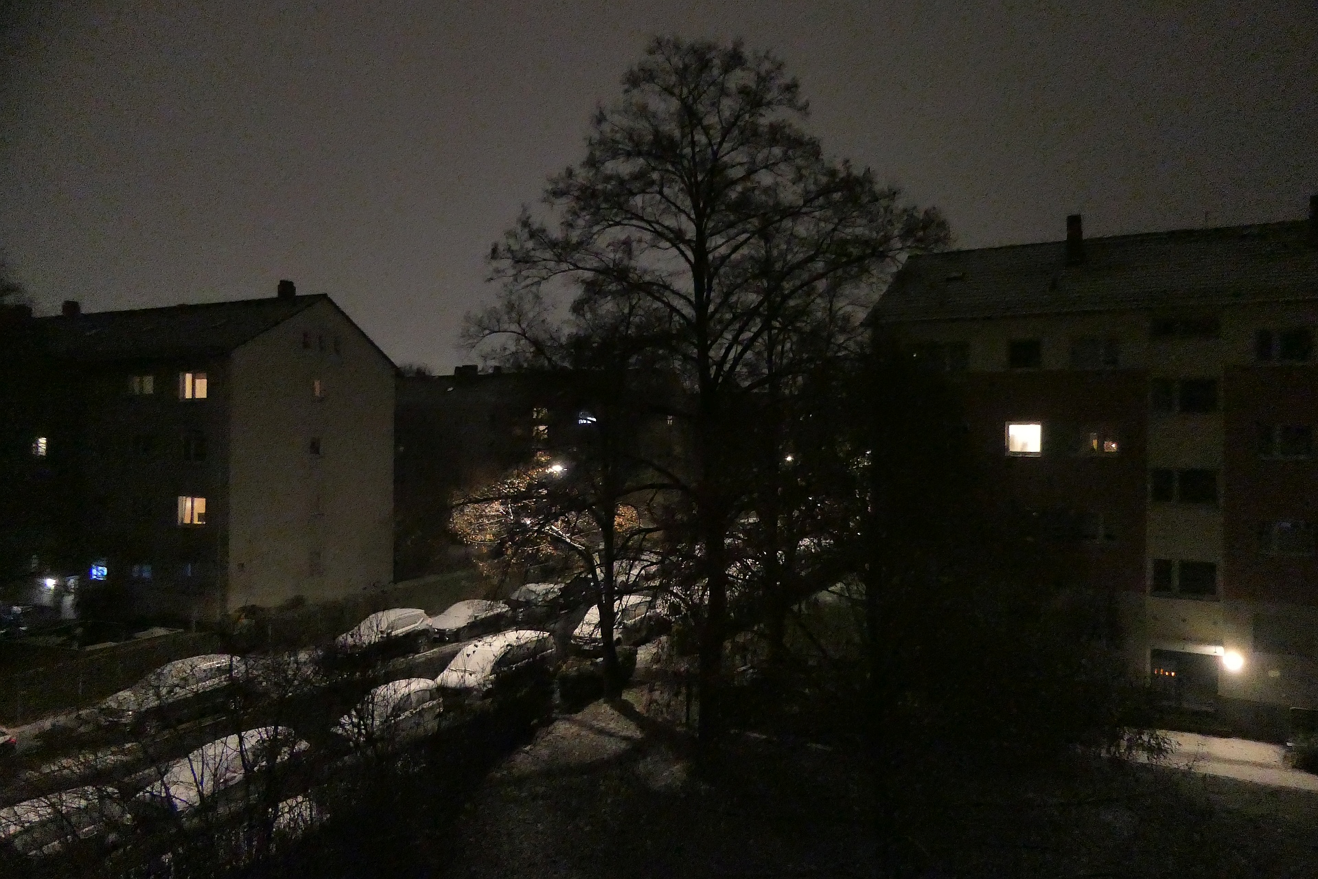 Frankfurt am Main, Unterliederbach, Sieringstraße, Schnee