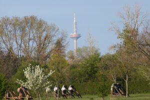Frankfurt am Main, Schwanheim, Unterfeld, Bogenschießen