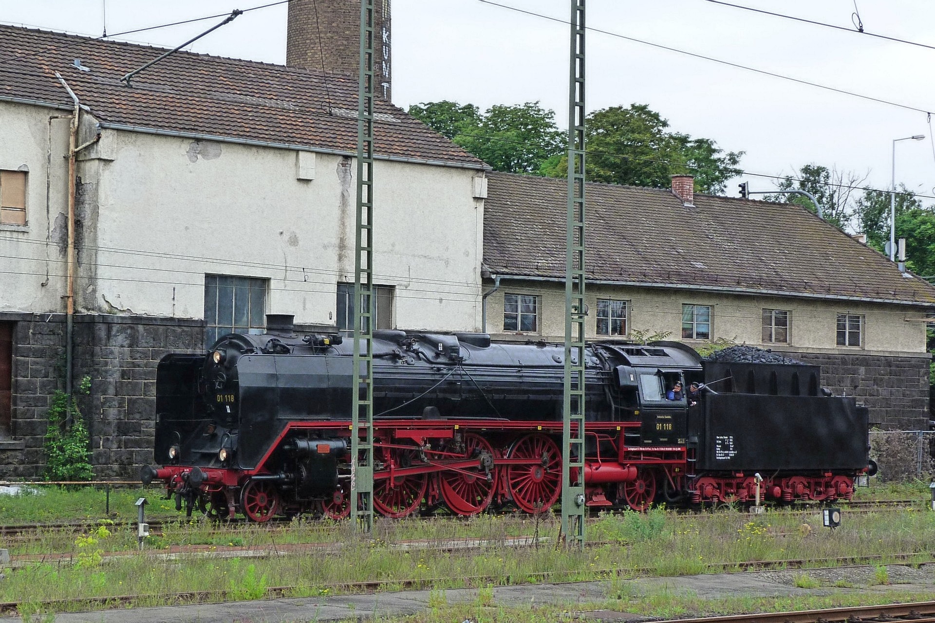 Darmstadt Hbf, Plandampf, 01 118