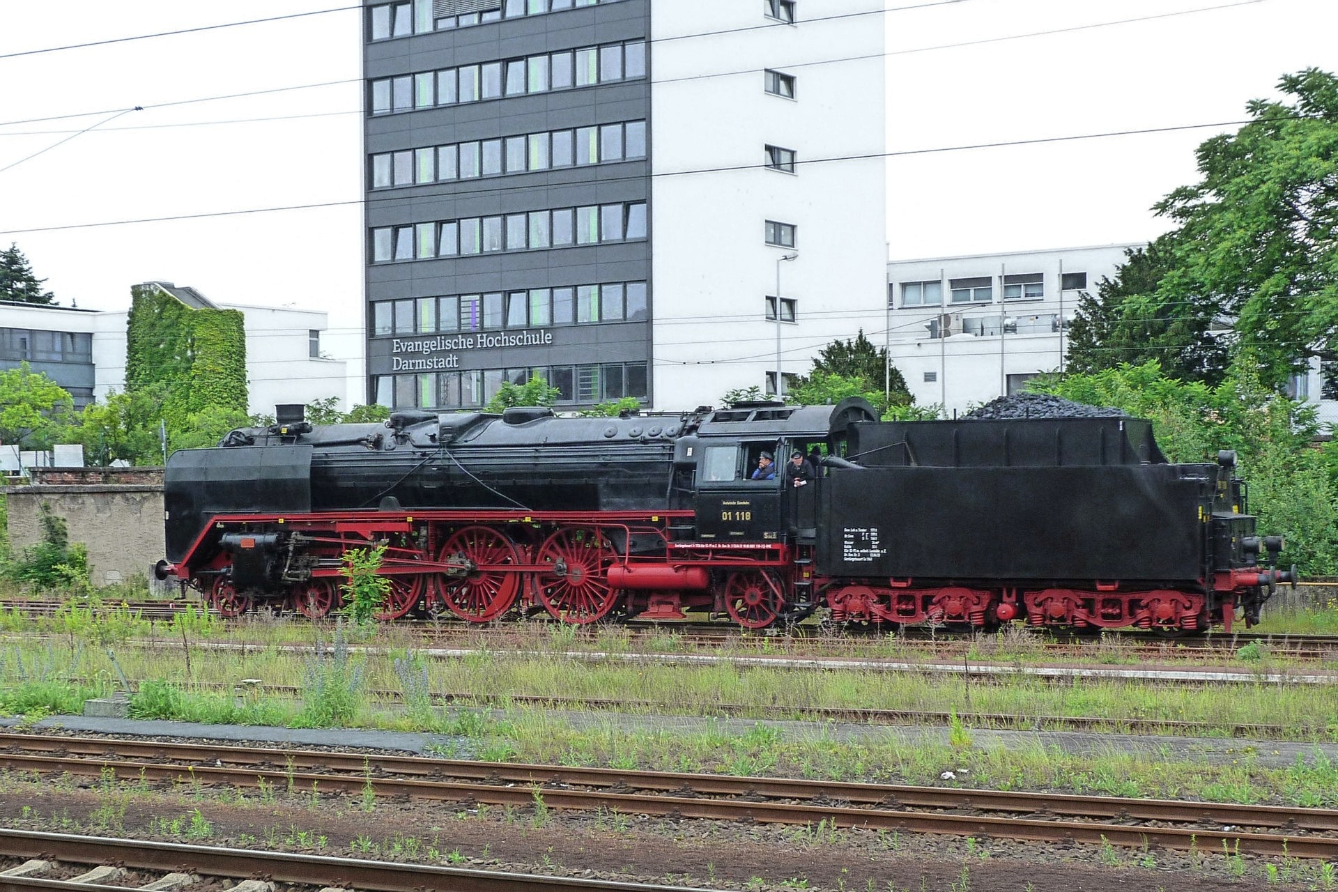 Darmstadt Hbf, Plandampf, 01 118
